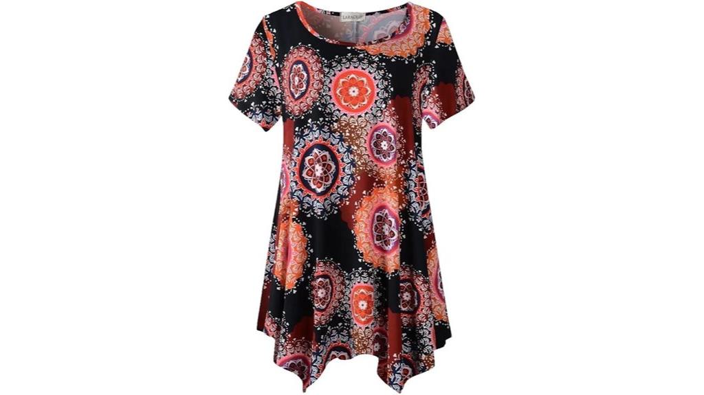 plus size summer tunic