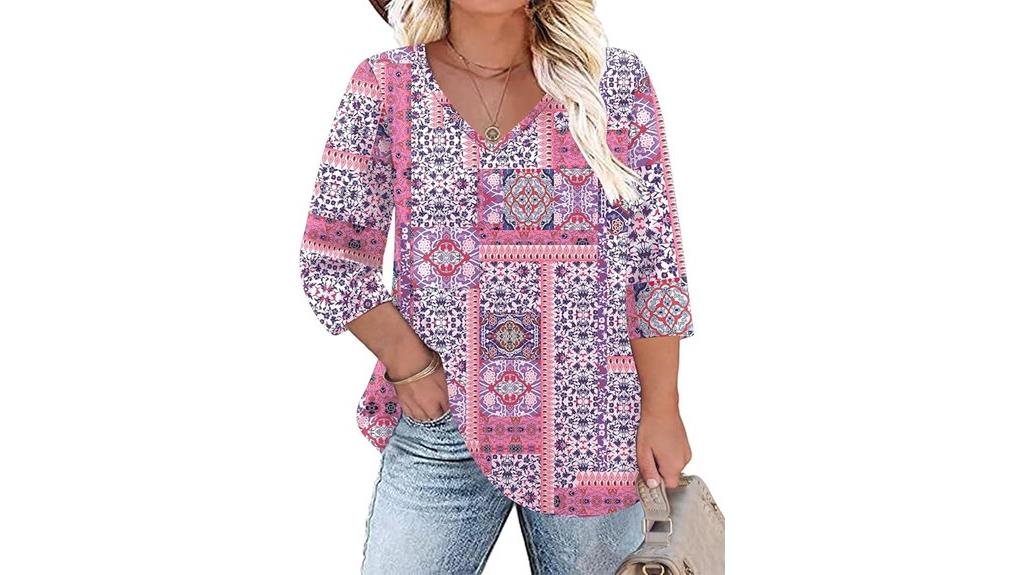 plus size v neck t shirts