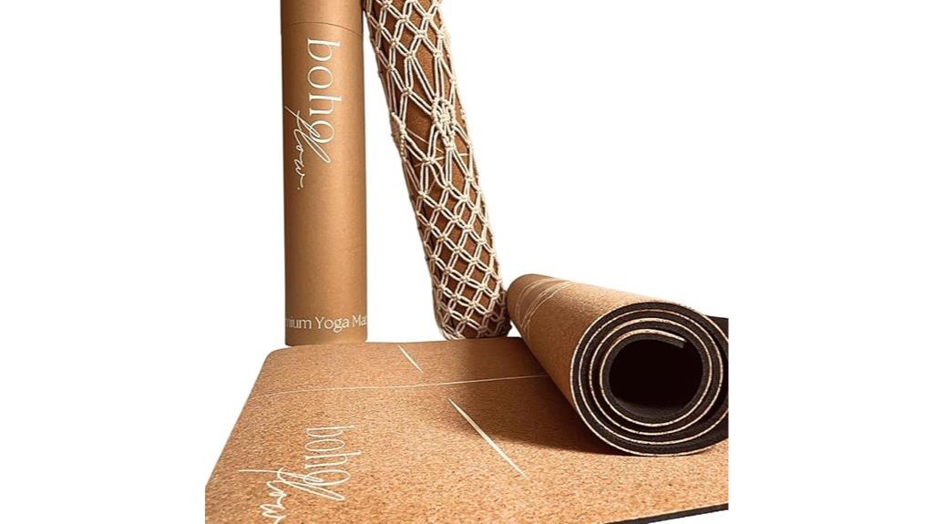 premium cork yoga mat