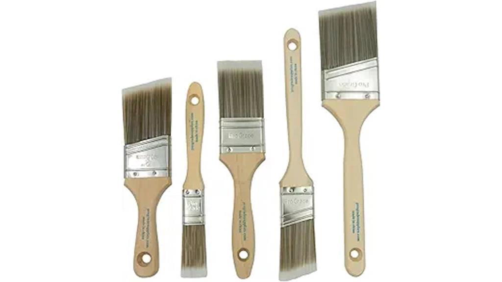 professional flat angle brushes