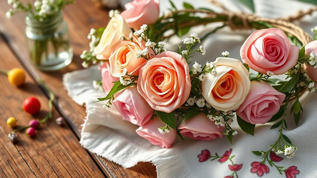 proper floral crown storage