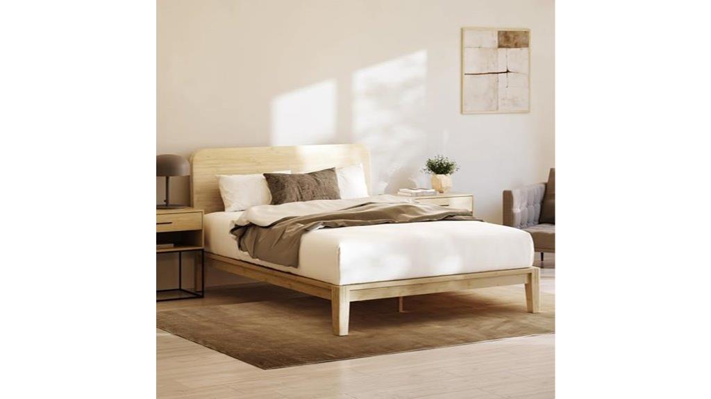queen nectar bamboo bed