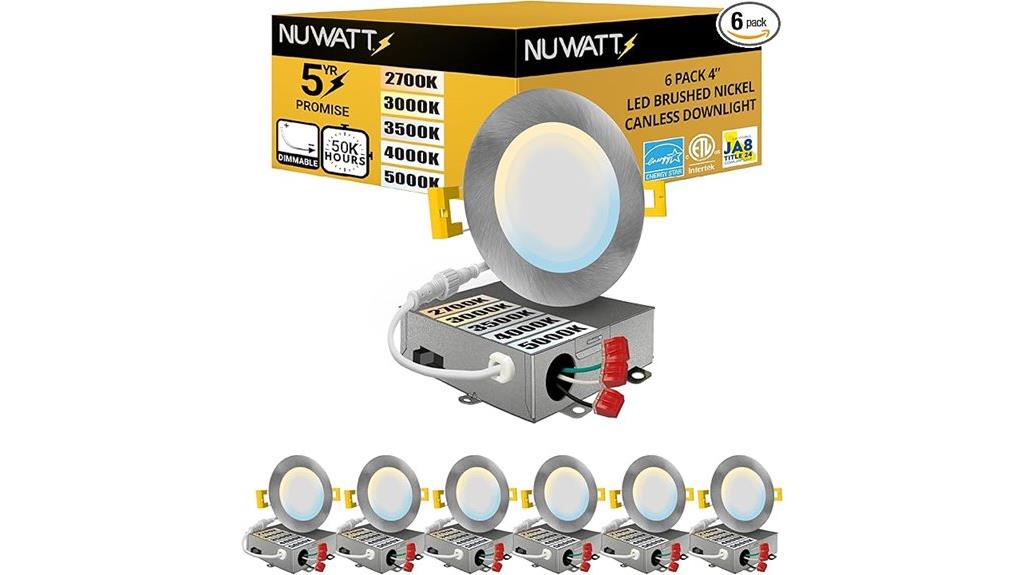 recessed led downlights pack