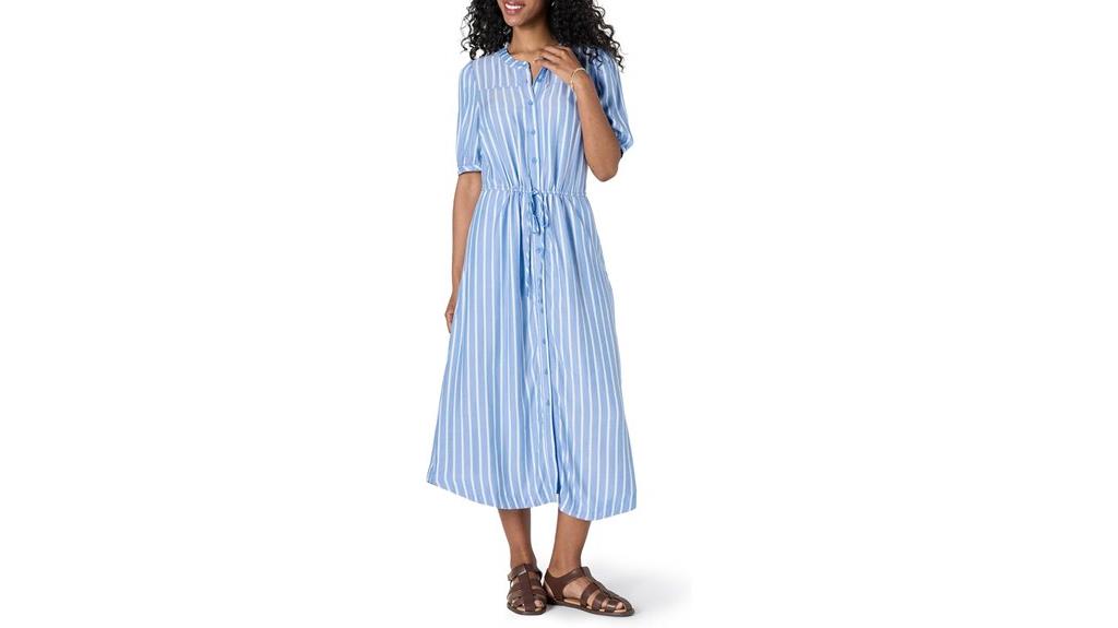 relaxed fit midi dress