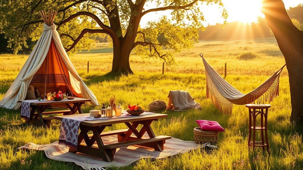 relaxed natural bohemian vibe