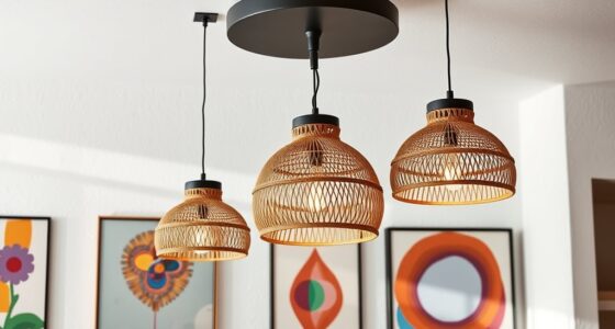replace with boho pendant lamps