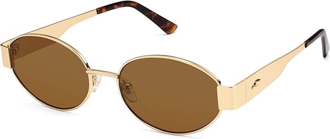 retro oval women s sunglasses