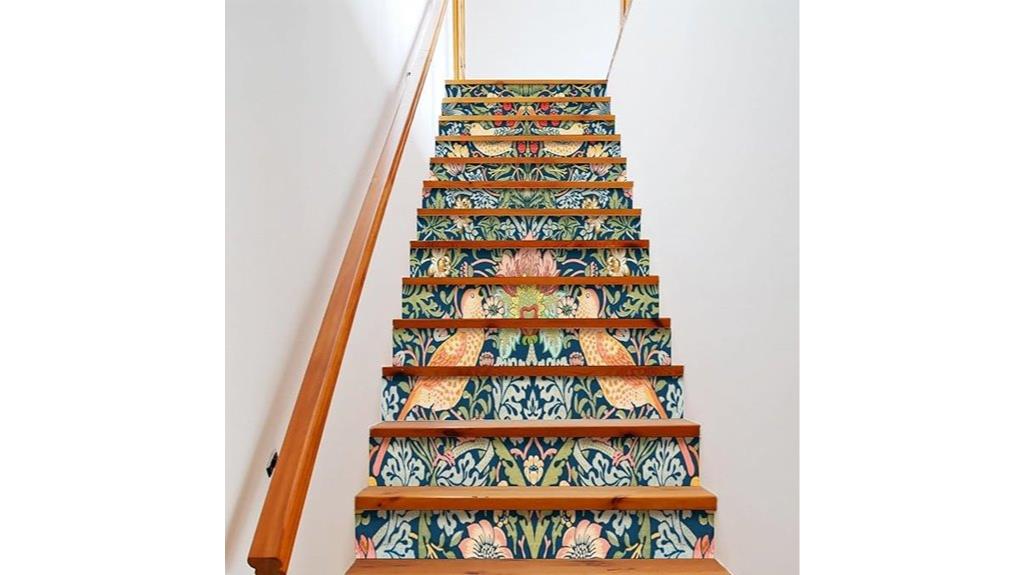 rustic boho stair decals