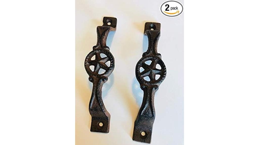 rustic cast iron handles
