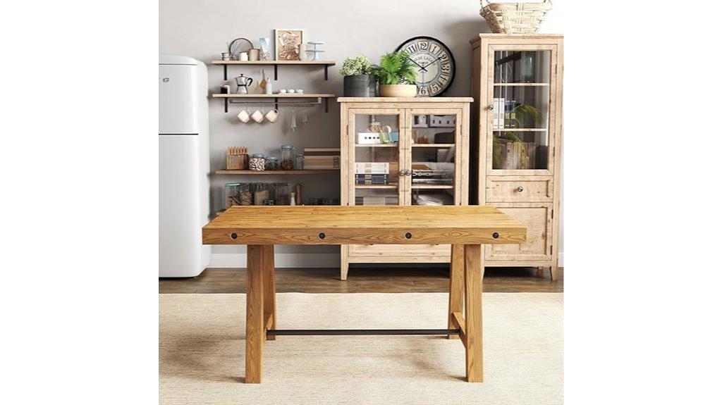 rustic farmhouse dining table