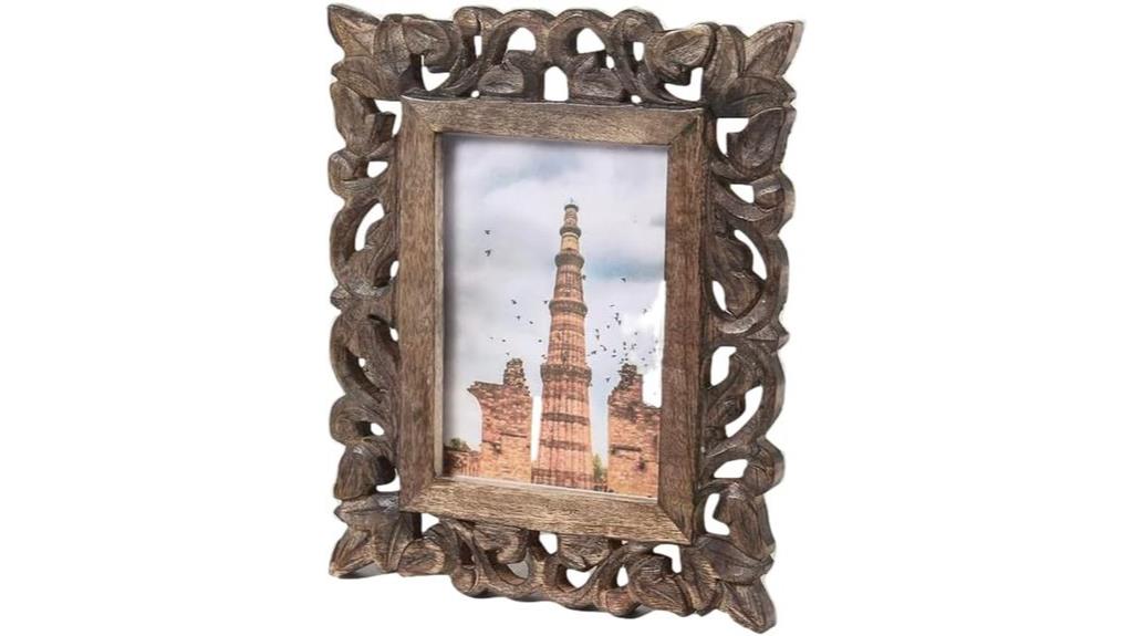 rustic mango wood frame