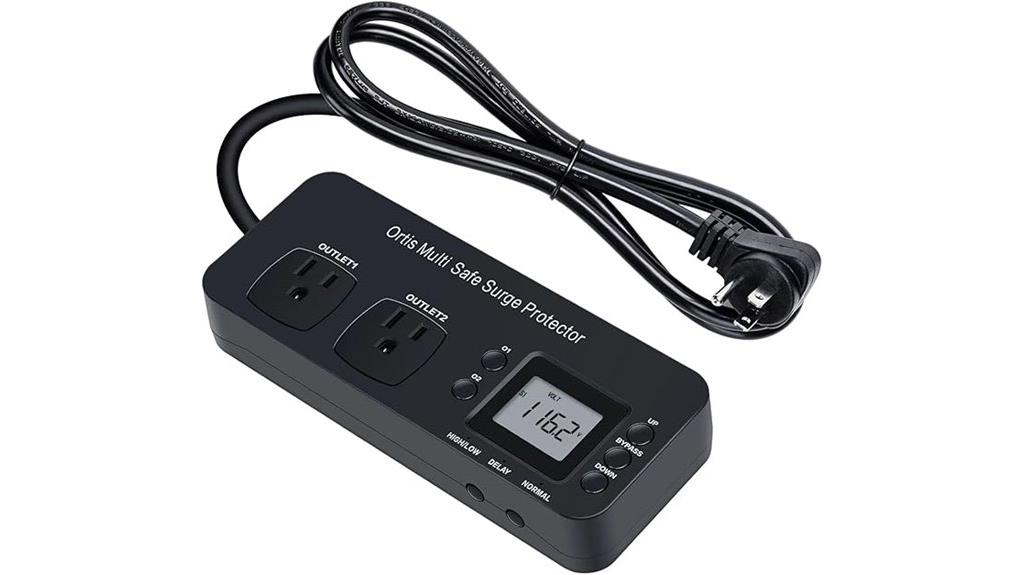 rv surge protector double outlet
