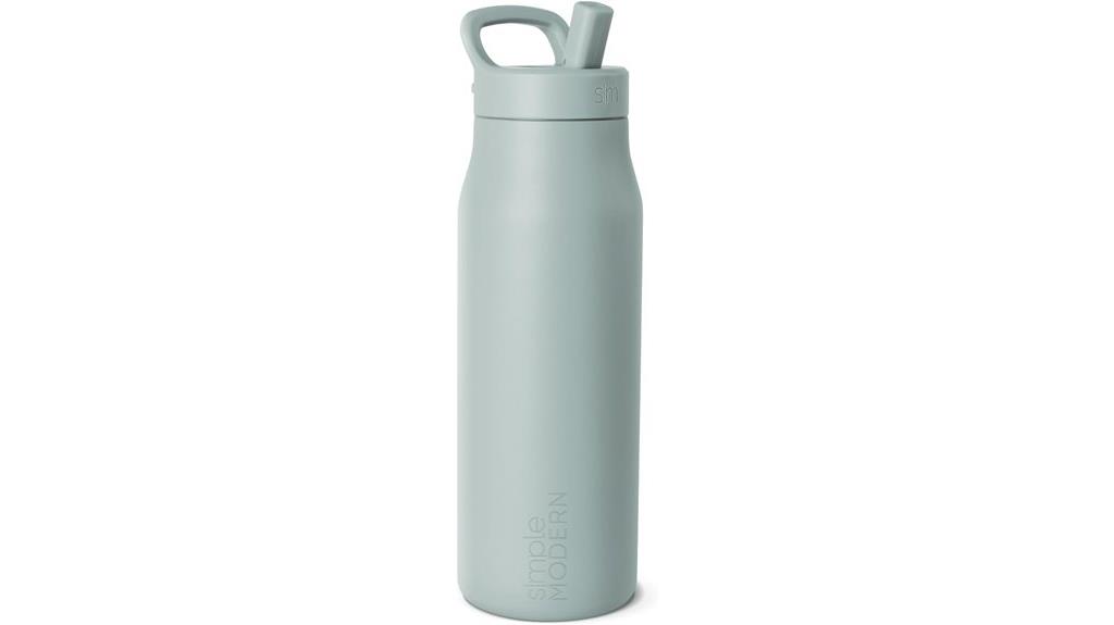sea glass sage water bottle