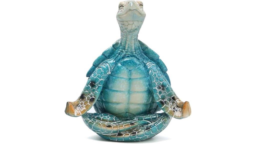 sea turtle yoga garden decor