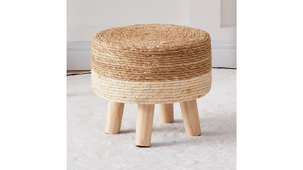seagrass foot stool