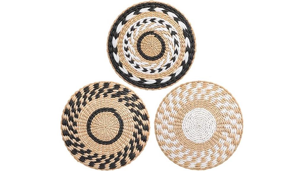 seagrass wicker wall decor
