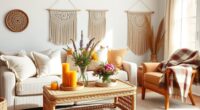 seasonal boho decor swaps