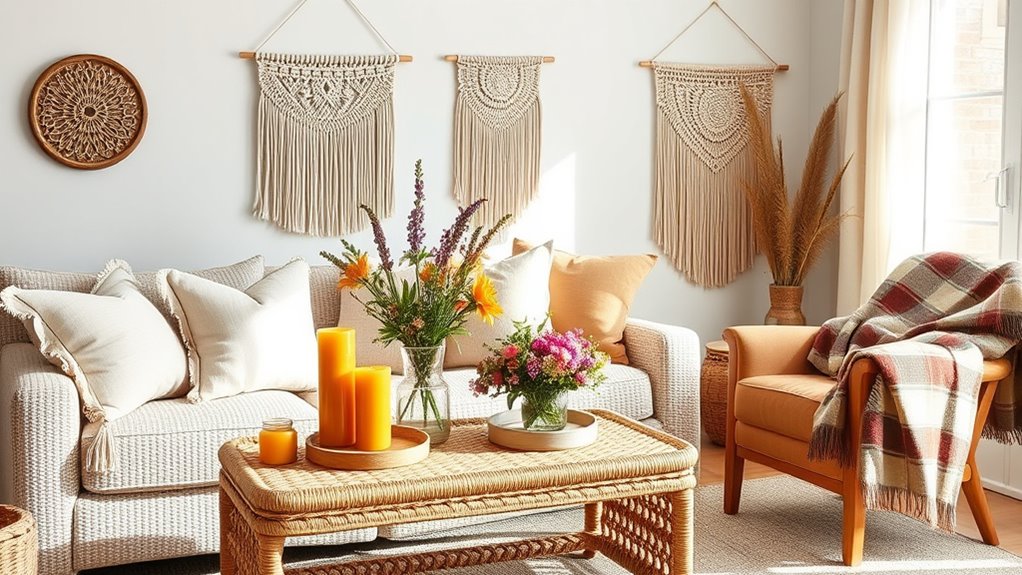 seasonal boho decor swaps