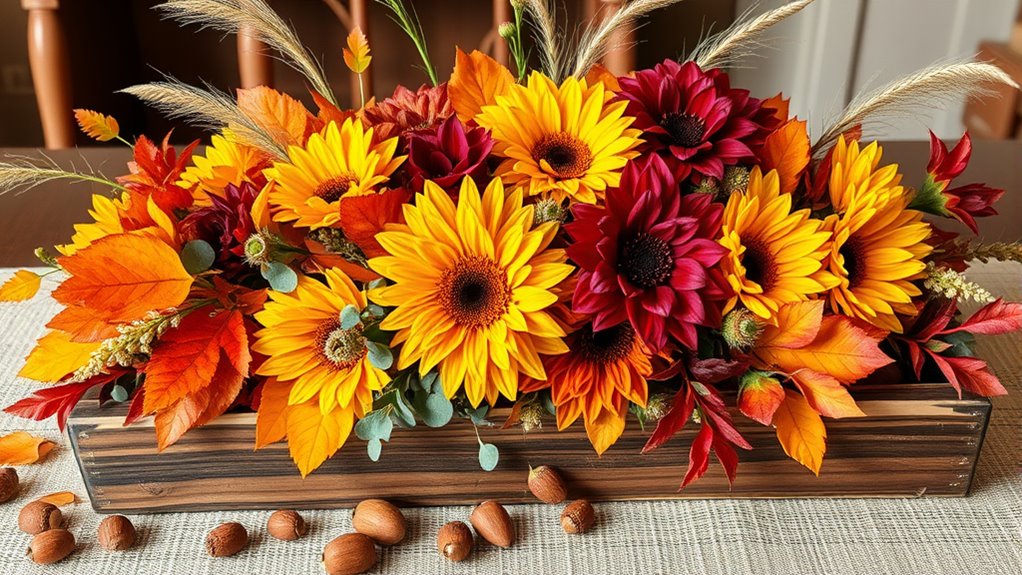 seasonal floral and foliage arrangements