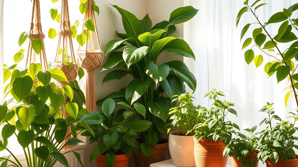 selecting suitable low maintenance indoor plants