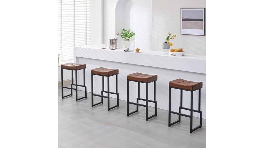 set of four counter stools