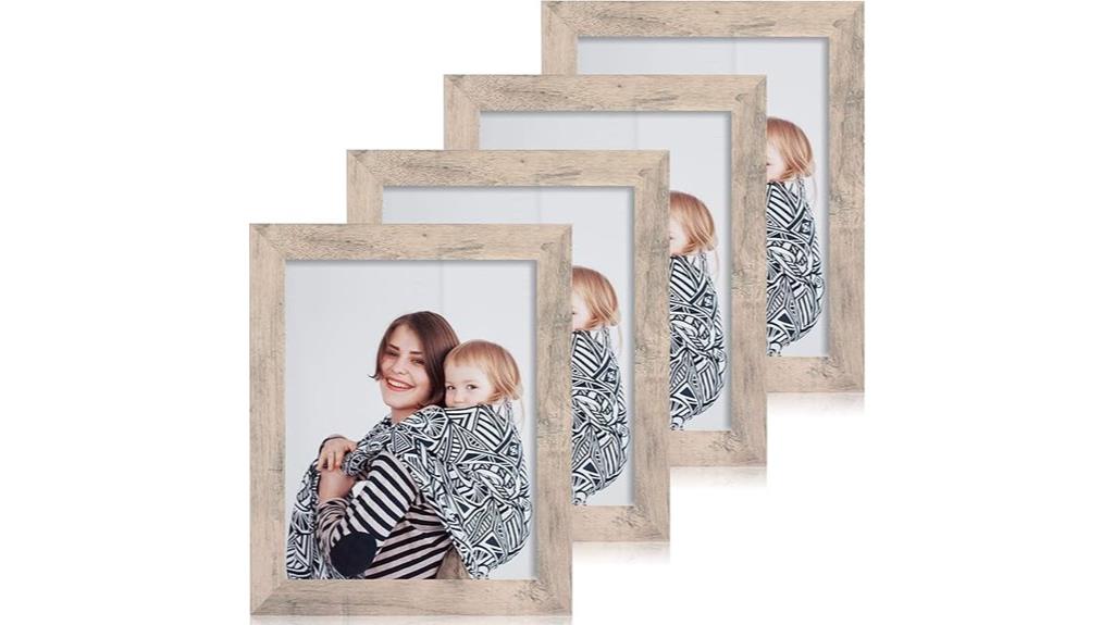 set of four frames