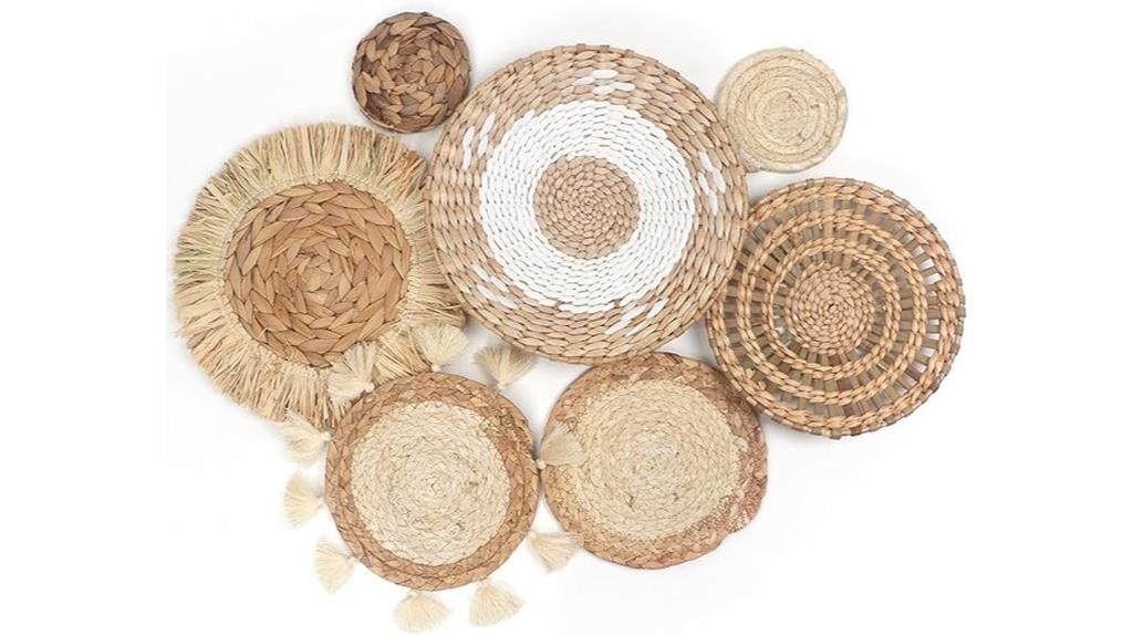 set of seven baskets