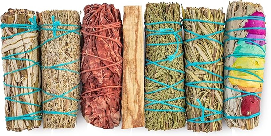 seven plant smudging kit
