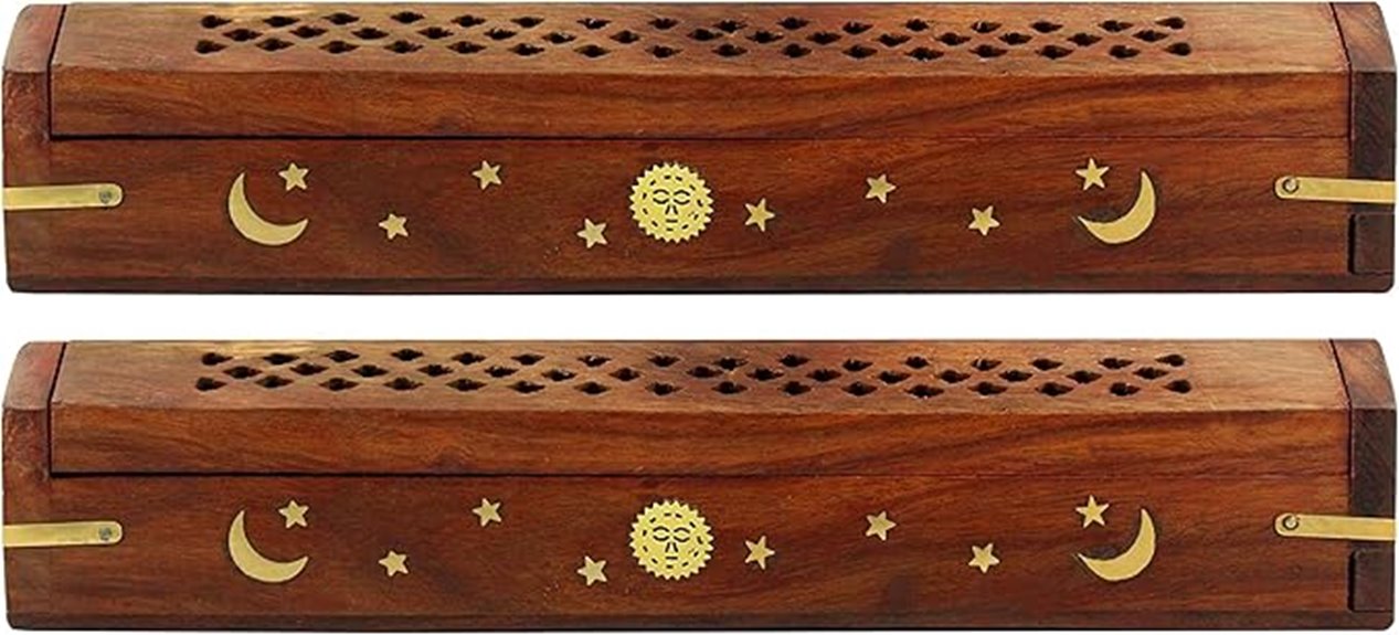 sheesham wood incense set
