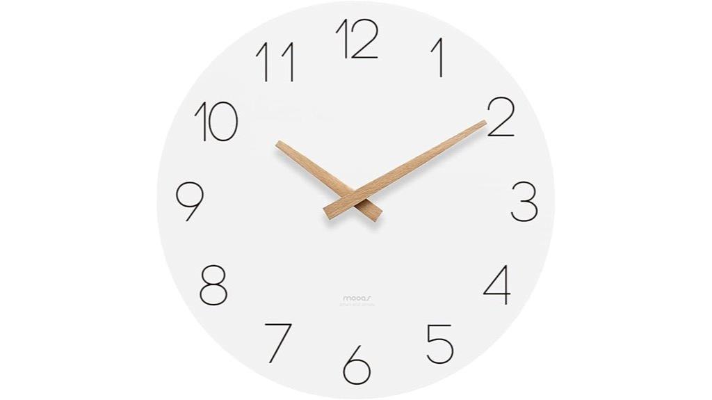 silent 12 inch wall clock