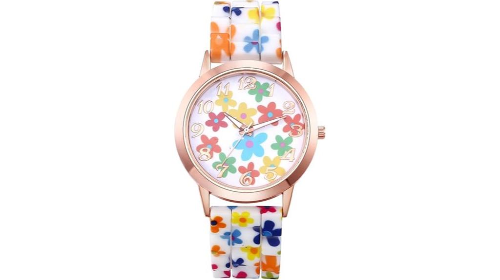 silicone wrist watch