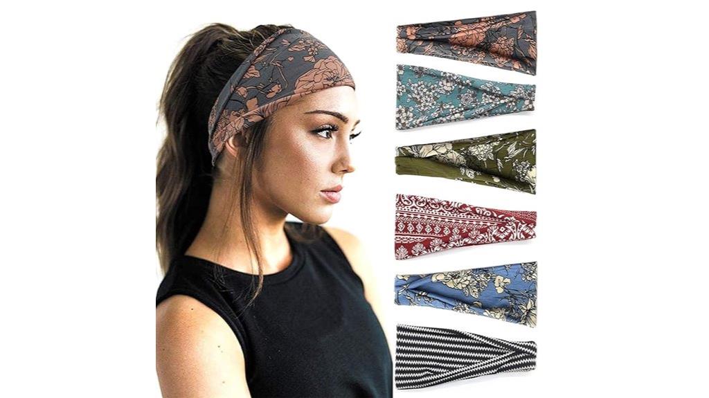 six pack boho headbands
