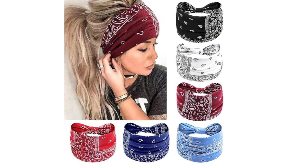 six pack no slip headbands