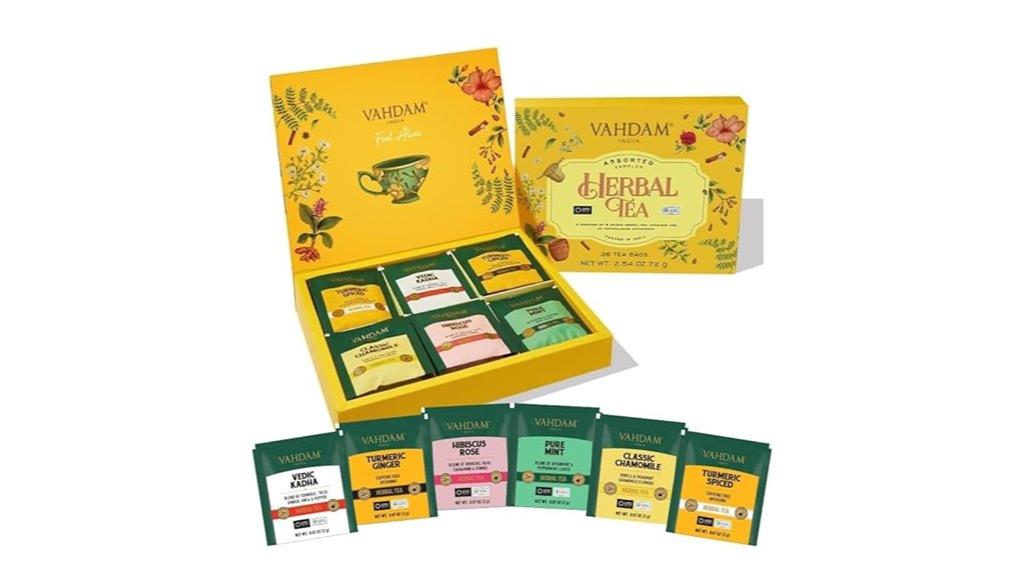 six variant herbal tea pack