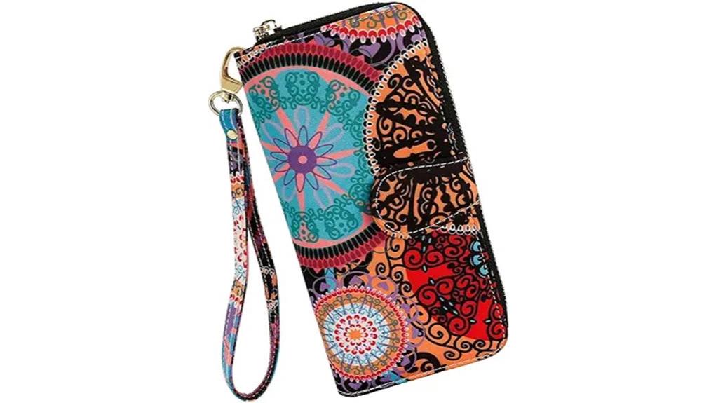 slim rfid wallet with coins