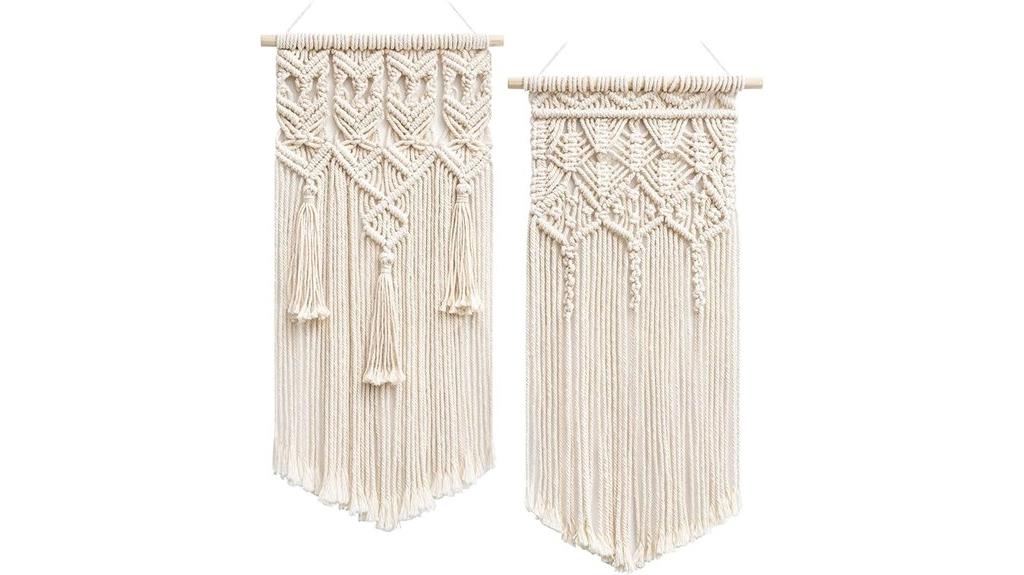 small boho wall hanging