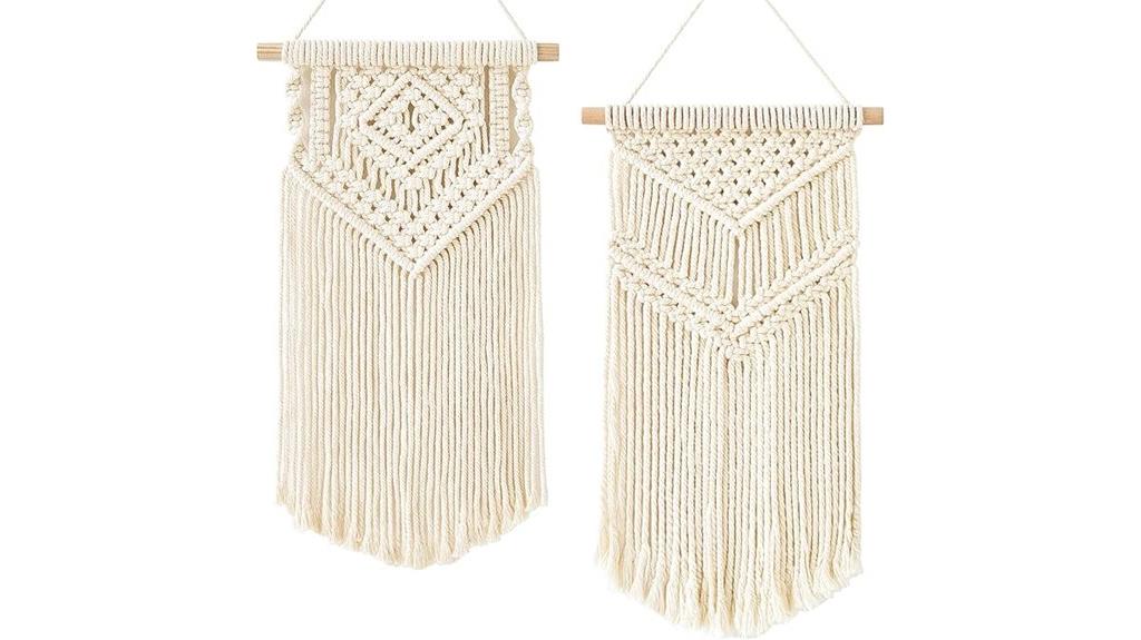 small woven wall decor