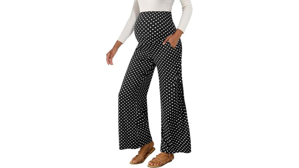 soft maternity palazzo pants