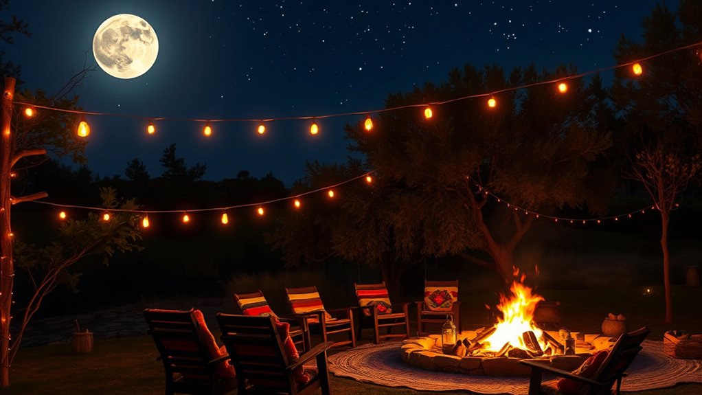 soft outdoor lighting safety