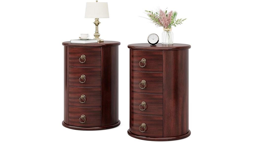 solid wood end table