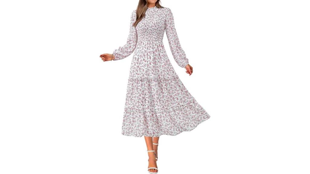 spring floral boho dress