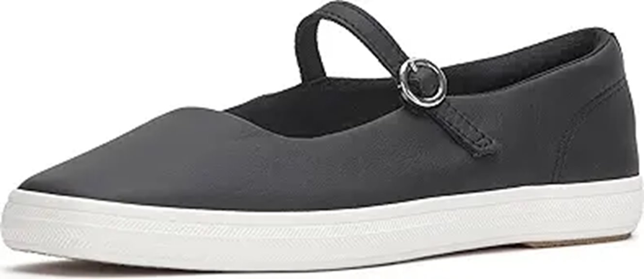 square toe mary jane sneakers