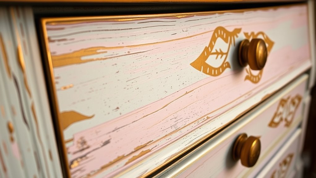 stencil wax depth accents