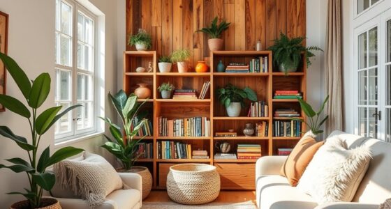 stylish boho bookshelf ideas