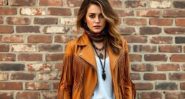 stylish boho leather jackets