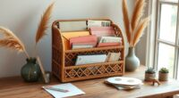 stylish boho mail organizers