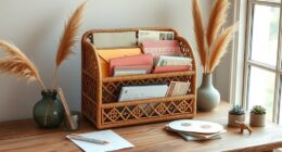 stylish boho mail organizers