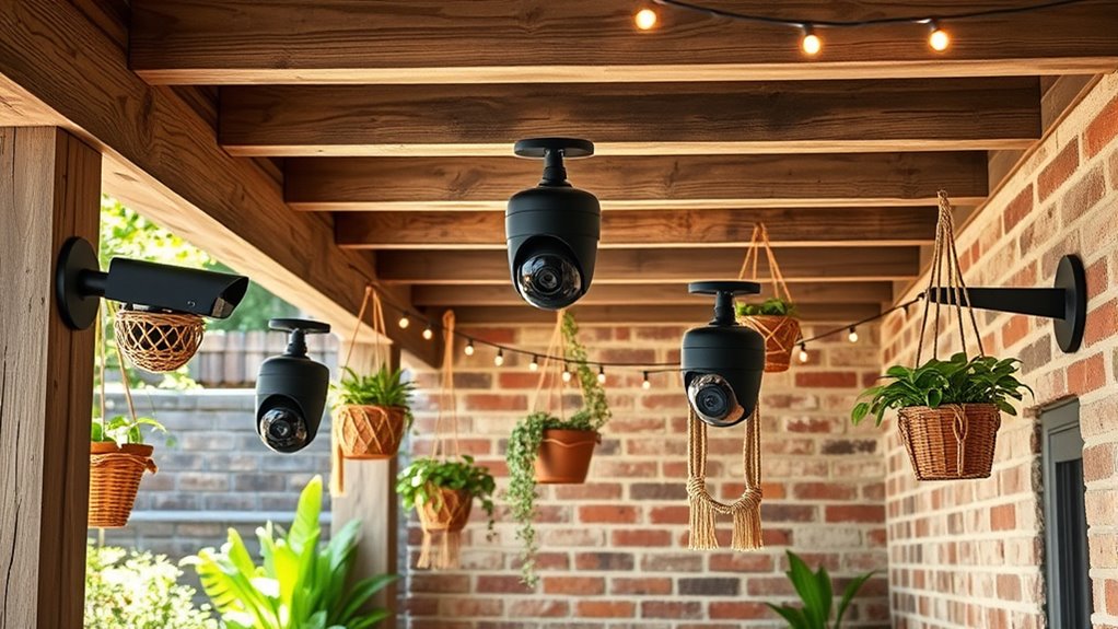 stylish boho security cameras