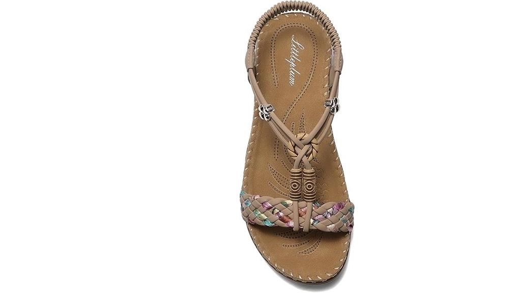 stylish braided arch sandals