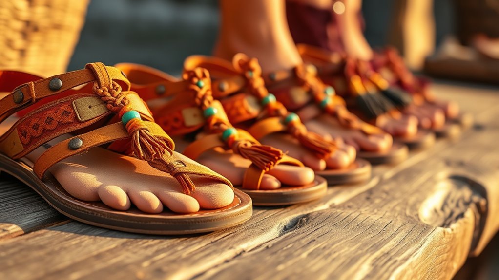 stylish comfortable boho sandals
